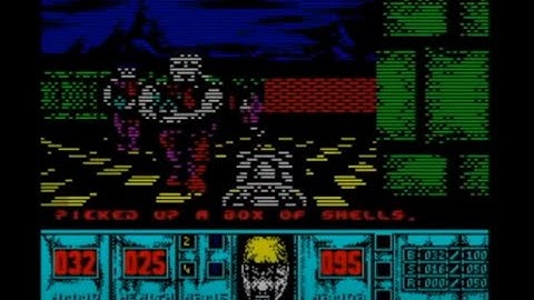DOOM 128K (2023: Tape version recovered) Walkthrough, ZX Spectrum