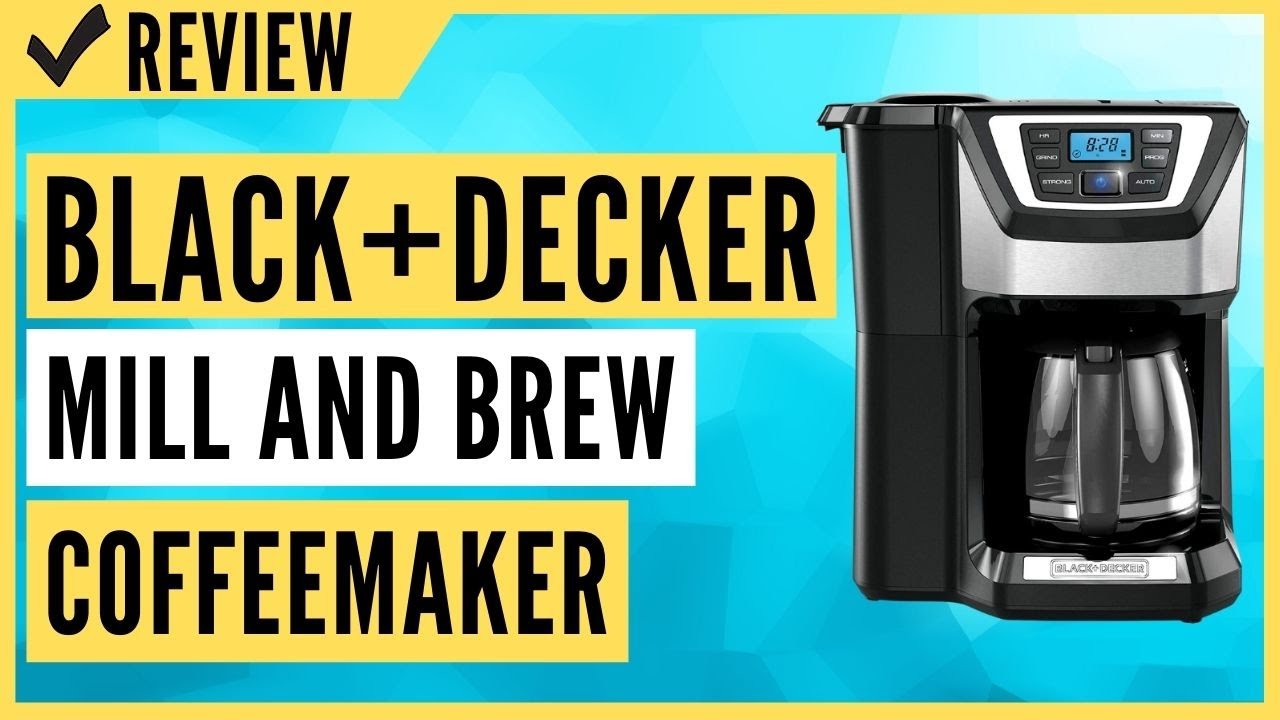 HOW TO FIX Black + Decker 12 Cup Mill & Brew Coffee Maker CM5000B Grinder  Not Working Brew Basket 