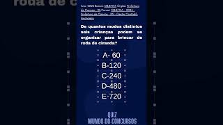 7 QUIZ - MATEMÁTICA # 91 - DESAFIOS - PEGADINHA - CHARADA - AJUDA