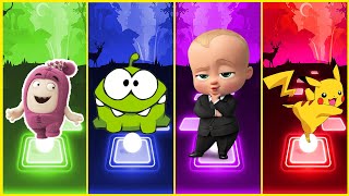 Oddbods Newt 🆚 Om Nom 🆚 The Baby Boss 🆚 Pikachu ❗Who WIN❗?