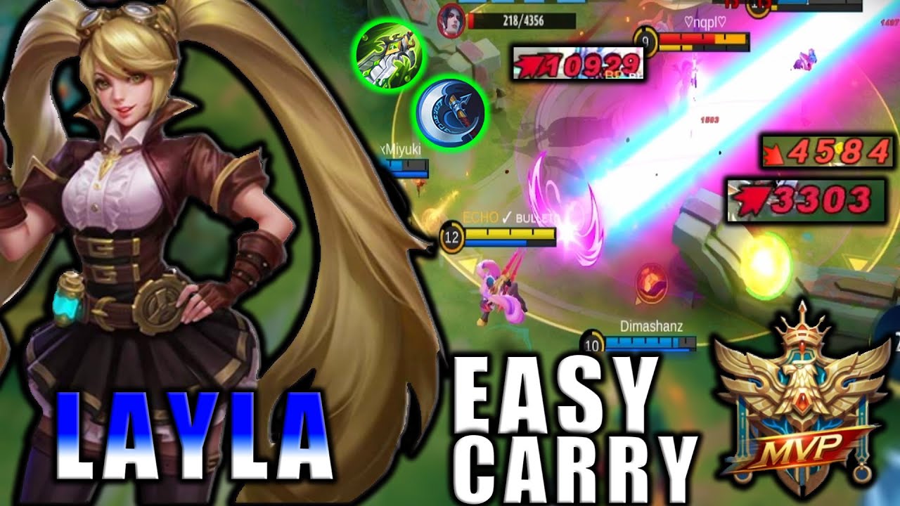 LAYLA DMG HACK IN SEASON 30 Build Top 1 Global Best Build 2023