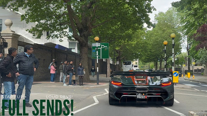 $4M Koenigsegg JESKO ATTACK SHUTS DOWN London! *INSANE ACCELERATIONS & REACTIONS!*