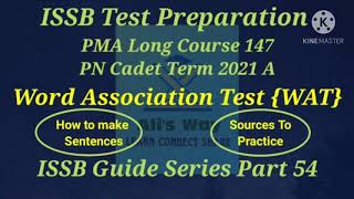 Word Association Test|WAT|PMA long course 147|PN cadet term 2021 A|ISSB Guide Series Part 54|#issb