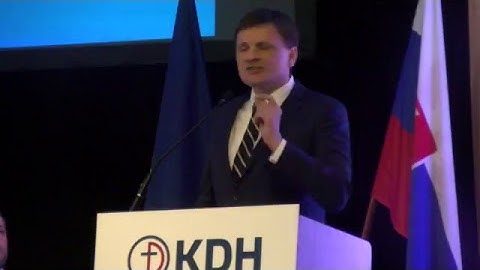 Priamy prenos: KDH si volí predsedu