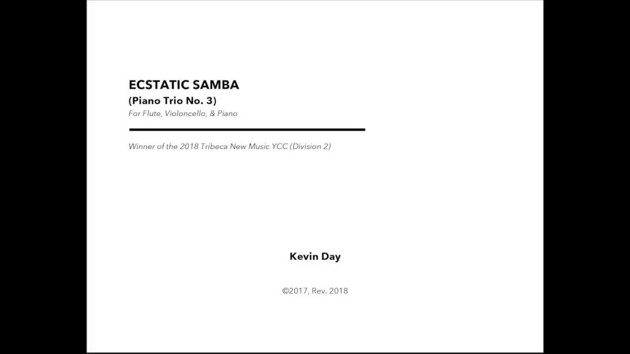 Ver Kevin Day: Ecstatic Samba - Laura Futamura, Meghan Hipsky, Jessica Zhang no YouTube Ver Kevin Day: Ecstatic Samba - Laura Futamura, Meghan Hipsky, Jessica Zhang no YouTube