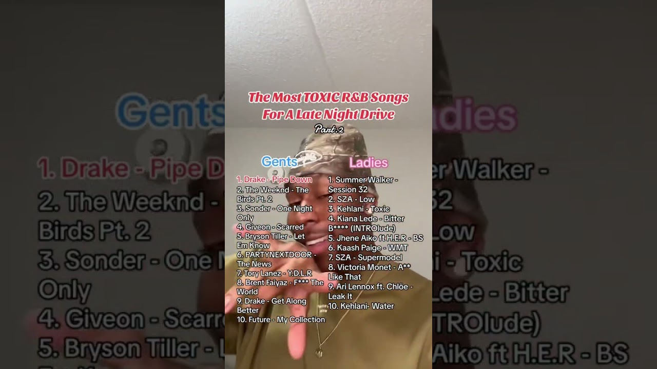 Toxic r&b songs for late night vibes 