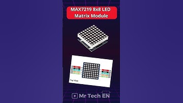 MAX7219 8x8 LED Matrix Module  #arduino #esp32 #esp8266 #sensor #electronics