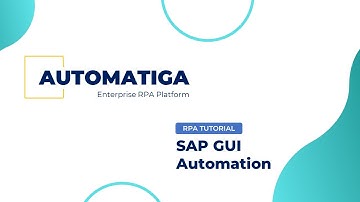 .Automatiga RPA - SAP GUI Automation Demo