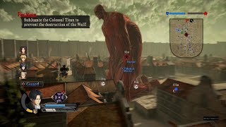 A.O.T. Wings of Freedom: Colossal Titan, Reiner and Dire Titan +LAST BATTLE+  PS5