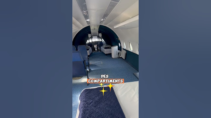 UNE NUIT DANS UN AVION INSOLITE ✈️✨