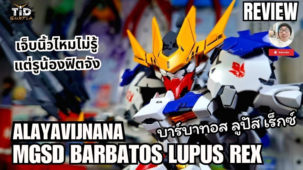 [รีวิว] ALAYAVIJNANA MGSD BARBATOS LUPUS REX เจ็บนิ้วป่าวไม่รู้แต่รูปฟิตจัง By Tid-Gunpla [Thai/ไทย]