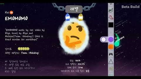[ADOFAI CUSTOM] EMOMOMO (map by Team :thinking:)
