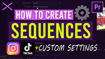 👍 How to Create a New Sequence in Premiere Pro CC 2020 😀 | Custom Sequence Settings Tutorial