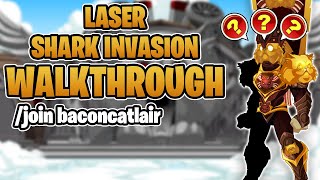 Laser Shark Invasion Quest Walkthrough /join baconcatlair - AQW