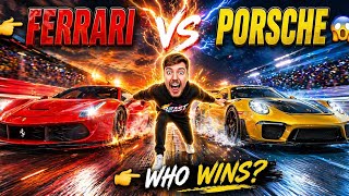 Ferrari vs Porsche: Ultimate Drag Race Showdown! ferrari vs porsche| drag race| porsche 911 GT3 #car screenshot 4
