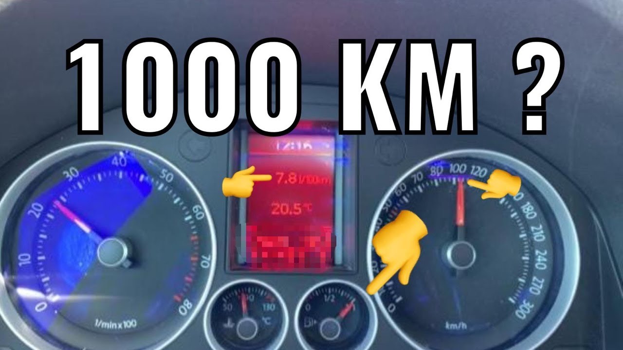 HYPERMILING im GOLF 5 GTI | Wie viel KM schafft man mit EINER