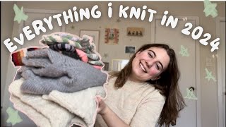 everything I knit in 2024 & what I learned