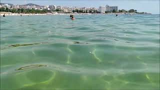 Греция обзор пляжа города Кавала / Русские в Греции / Отдых в Греции 2022