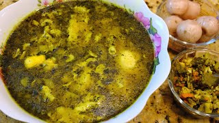Eshkeneh (Persian Onion Soup or Fenugreek Soup) - Cooking with Yousef