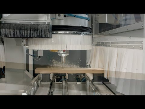 Holzbearbeitung mit 5-Achs CNC Technik von HOLZ-HER | EPICON CNC-Bearbeitungszentrum