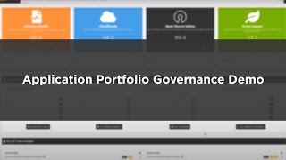 CAST Highlight – Application Portfolio Governance Product Demo screenshot 2