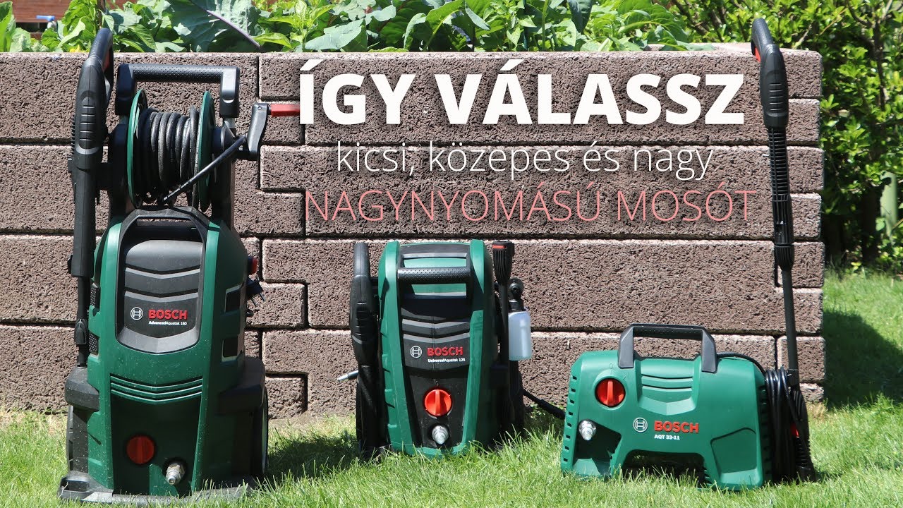 Magasnyomású mosó összehasonlítás