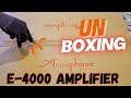 Unboxing accuphase e4000 amplifier set up  initial impression