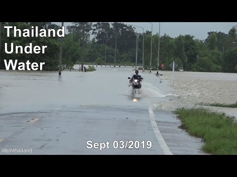 Flooded Thailand, Sept 03, 2019