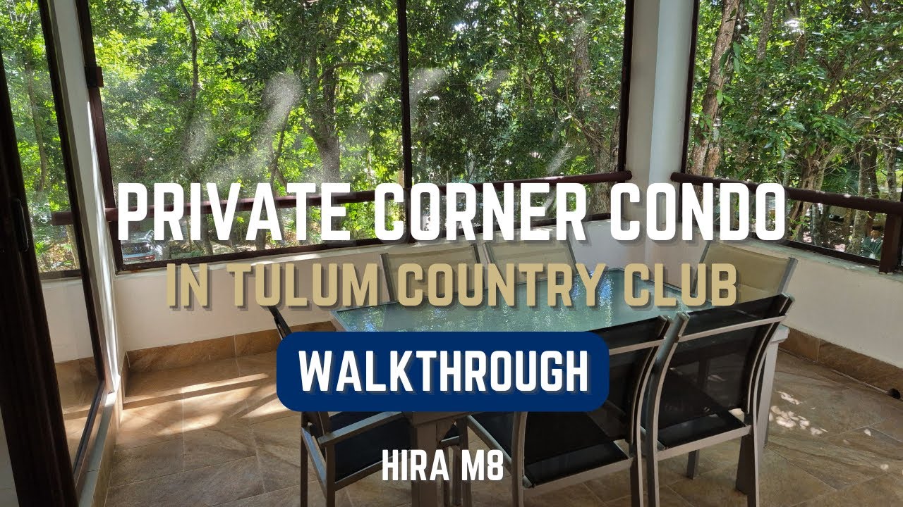 Private Corner Oasis in Tulum Country Club | Tao Hira M8