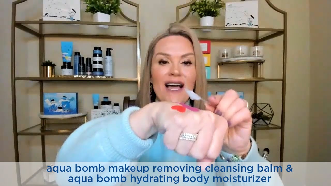 belif aqua bomb makeup removing cleansing balm and aqua bomb hydrating