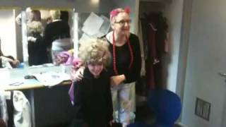 Behind the Scenes at Annie Stage Show Regent Theatre Hanley