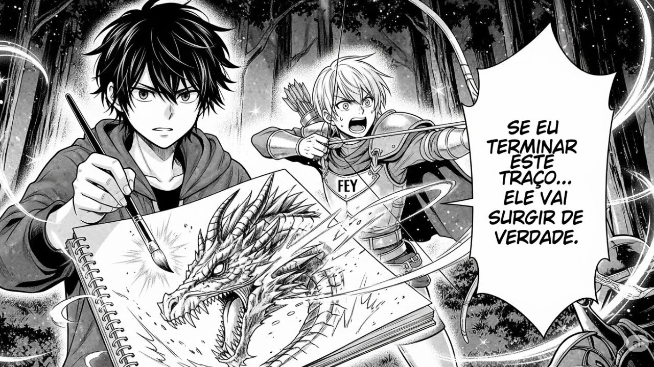 Sus Dibujos se Hacen Reales y Civiliza una Ciudad con su Arte! | Resumen manga