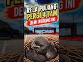 DEMI BURUNG INI, UNTUK MINI AVIARY RELA 4 JAM PULANG PERGI