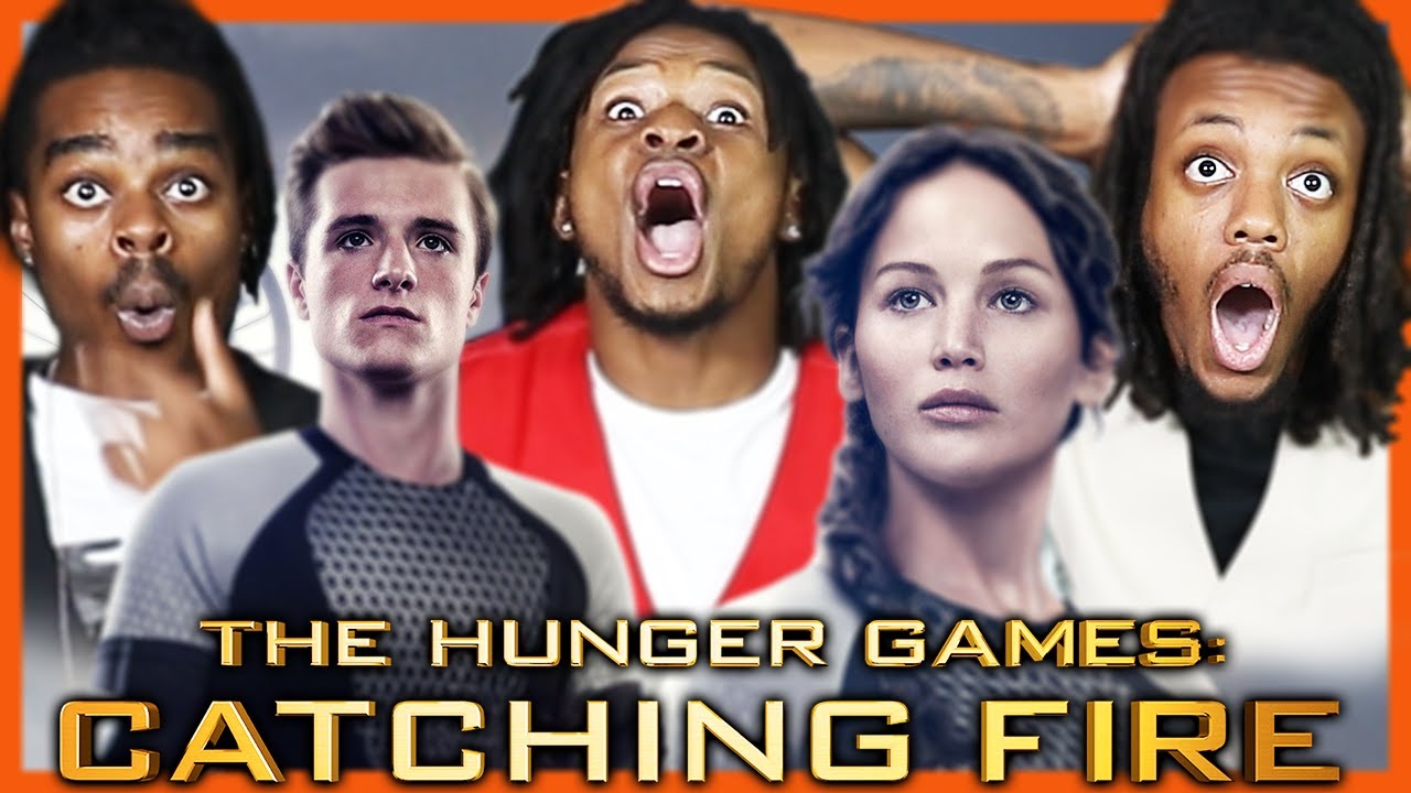 YO THIS IS CRAZY!! | OUR FIRST TIME WATCHING HUNGER GAMES: CATCHING FIRE!!
