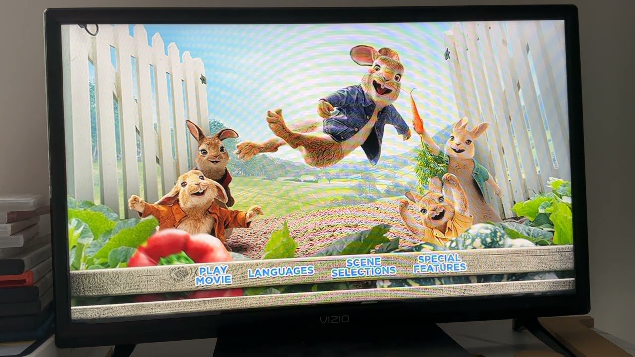 Peter Rabbit 2018 DVD Menu Walkthrough