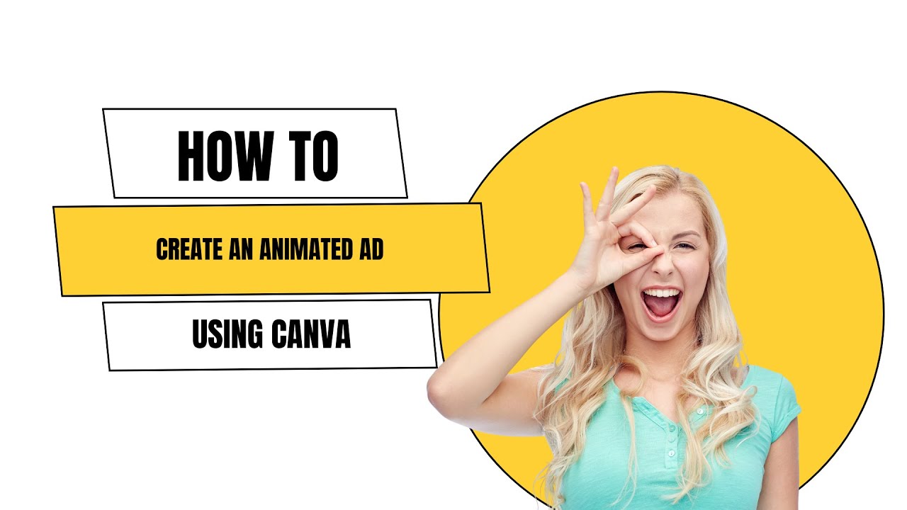 How to create an animated ad using Canva - YouTube