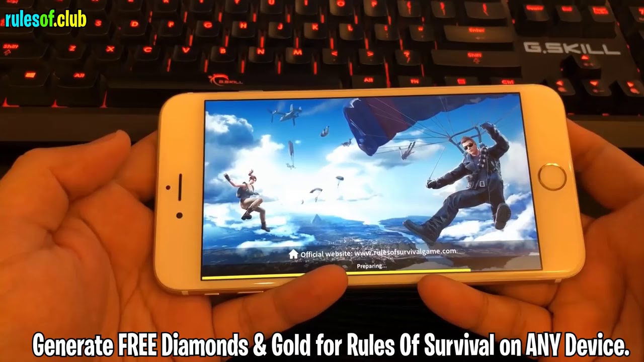 Rules Of Survival Hack | 999,999 Free Diamonds & Gold | Rules Of Survival Cheats (ANDROID,IOS,PC)