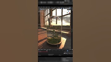 Cómo hacer CRISTAL realista en Blender 4.2 con EEVEE Next #blender3d #blendertutorial #eevee