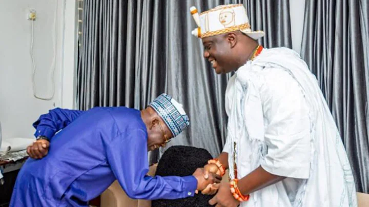 OONI OF IFE FULLY SUPPORT ASIWAJU BOLA AHMED TINUBU TO RULE NIGERIA IN 2O23 AND SUPORT YORUBA NATION