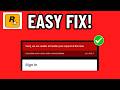 HOW TO FIX ROCKSTAR GAMES SORRY WERE UNABLE TO HANDLE YOUR REQUEST AT THIS TIME (2026)