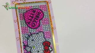 5pcs/lot DIY Crystal Cat Pattern 13 Rhinestone Stickers For Cell phones - dinodirect screenshot 3