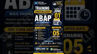 SAP ABAP training #saprealtimetraining #sapcareer ##sapcertification