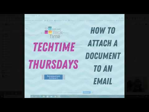 Attaching an Email- TechTime Thursdays