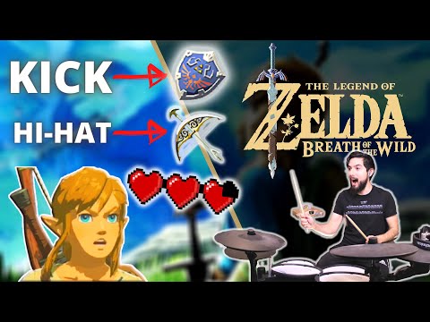 Can you beat Breath of the Wild with a drum set? | Beat of the Wild Speedrum