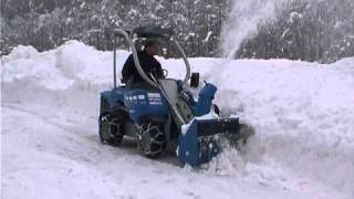 Multione M20 mini loader with Snow blower / Turbina sgombraneve / Schneefräse