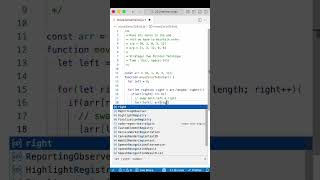 Move Zero to End of Array | Top JavaScript Interview Q&A | #coding #interview #shorts #javascript