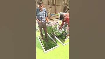 upvc window Glass fitting 👍🪟 #window #upvcwindow #door