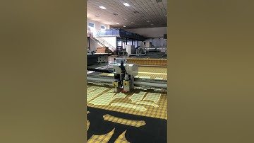 How to use single layer auto cutter to cut fabric\leather\PU\PVC\jeans\denim