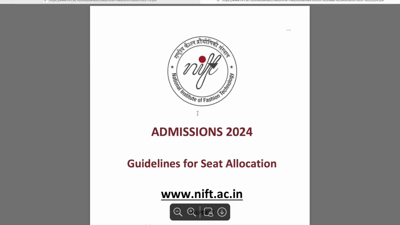 NIFT 2025 Counselling Process I NIFT Hostel Details I Float,Slide and Freeze Option