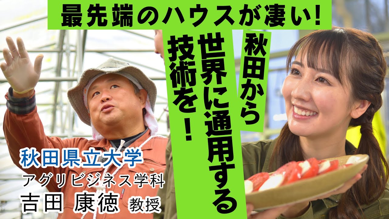 【ROOTS THE MOVIE vol 08】日本一の野菜スペシャリスト吉田！｜秋田県立大学 アグリビジネス学科 吉田 康徳  教授